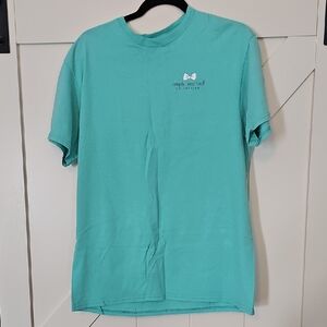 Simply Southern Teal Short Sleeve Tee- Let Everything You Do Be Done In Love
